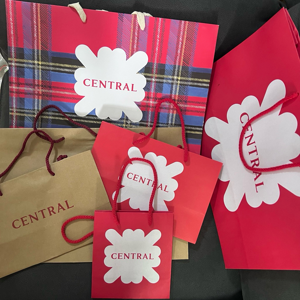 ถุงกระดาษห้างหลายแบรนด์