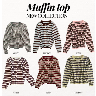 MUFFIN Cardigan เสื้อคาร์ดิแกนไหมพรมแขนยาว (ผ้าไหมพรม) แต่งงานอะไหล่ Size M,L AOMMKOSHOP - S107