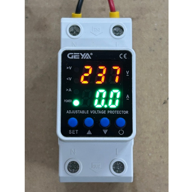 40A AC 230v ชิโนทามเมอร์ ป้องกันแรงดันไฟบ้าน ไฟตก ไฟเกิน ทำงานอัตโนมัติ