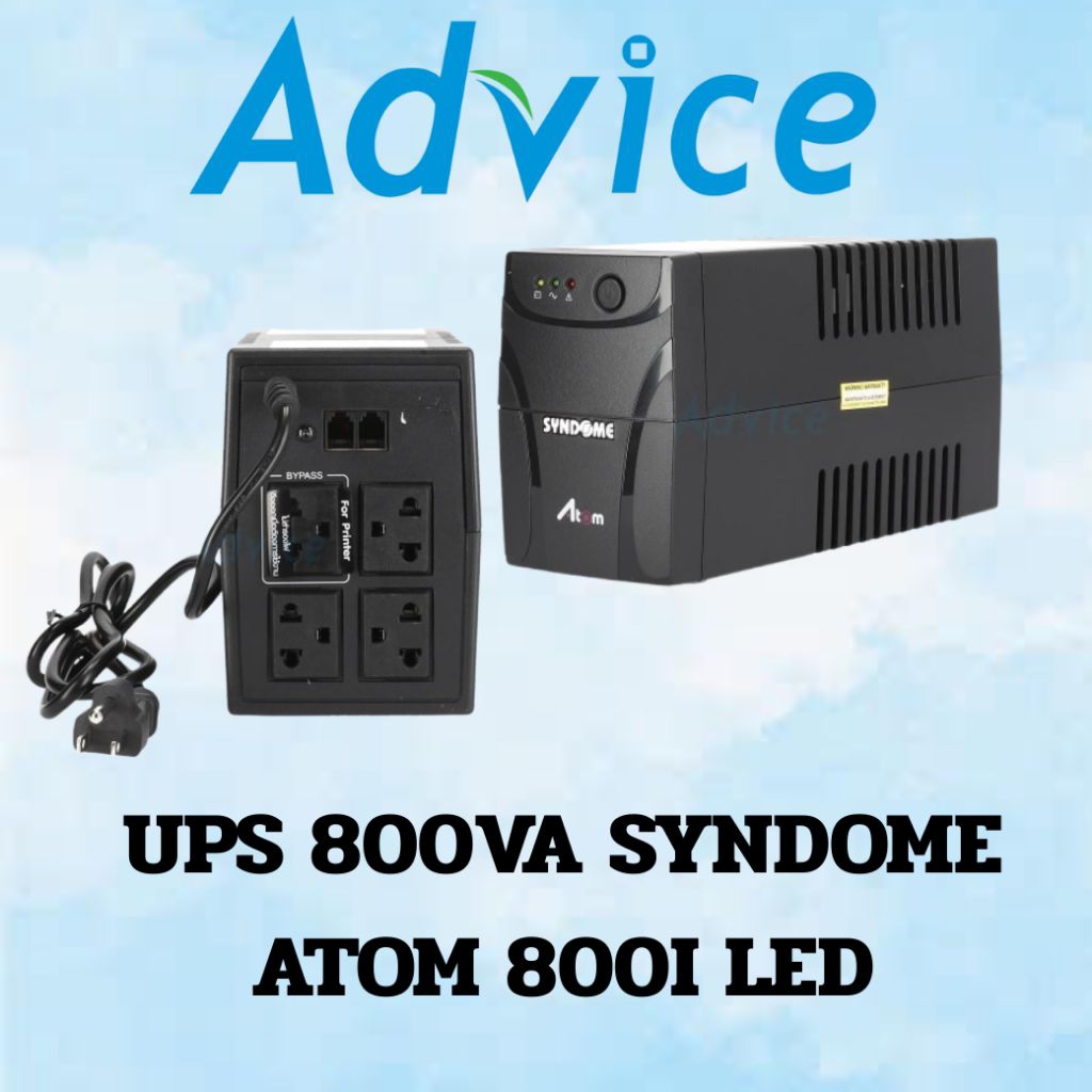 UPS 800VA SYNDOME ATOM 800I LED