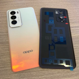 ฝาหลังแบตเตอรี่พร้อมกรอบเลนส์กล้องสําหรับ OPPO Reno 12 5G พร้อมชุดไขควง และ กาว