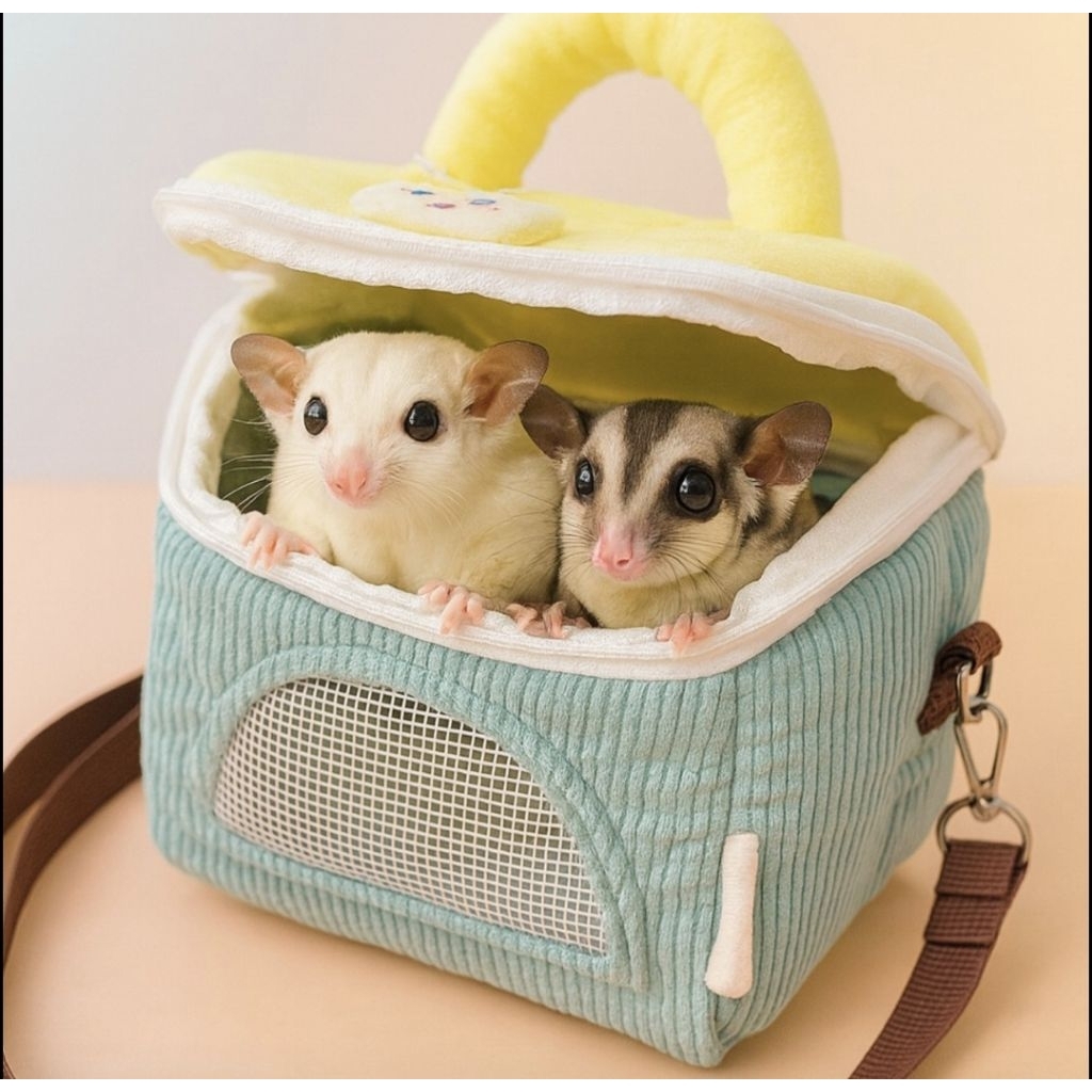 กระเป๋าใส่สัตว์เล็ก 17 × 16 × 16 นิ้ว