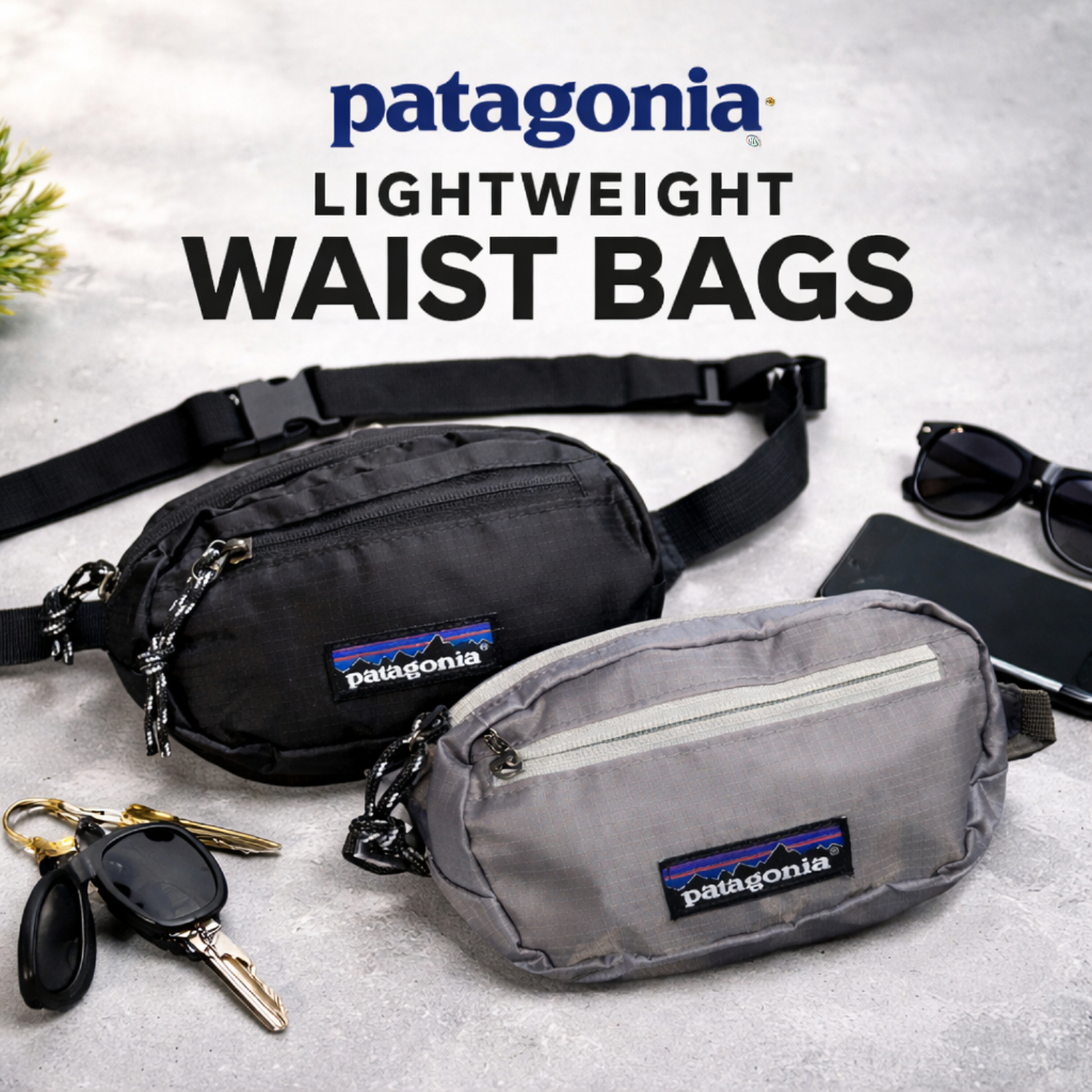 Patagonia คาดเอว/คาดอก ใบเล็กกะทัดรัด ผ้าร่ม พกพาง่าย ด้านหลังบุซับหนา