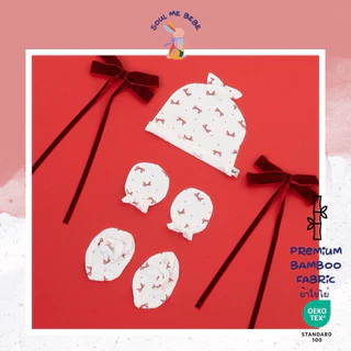 Soul me bebe/Premium bamboo ถุงเท้า Newborn Socksใยไผ่สุดนิ่ม อ่อนโยนต่อผิว