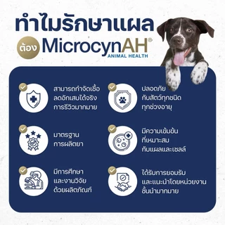 MicrocynAH Eye wash น้ำยาล้างตาสำหรับสัตว์เลี้ยง