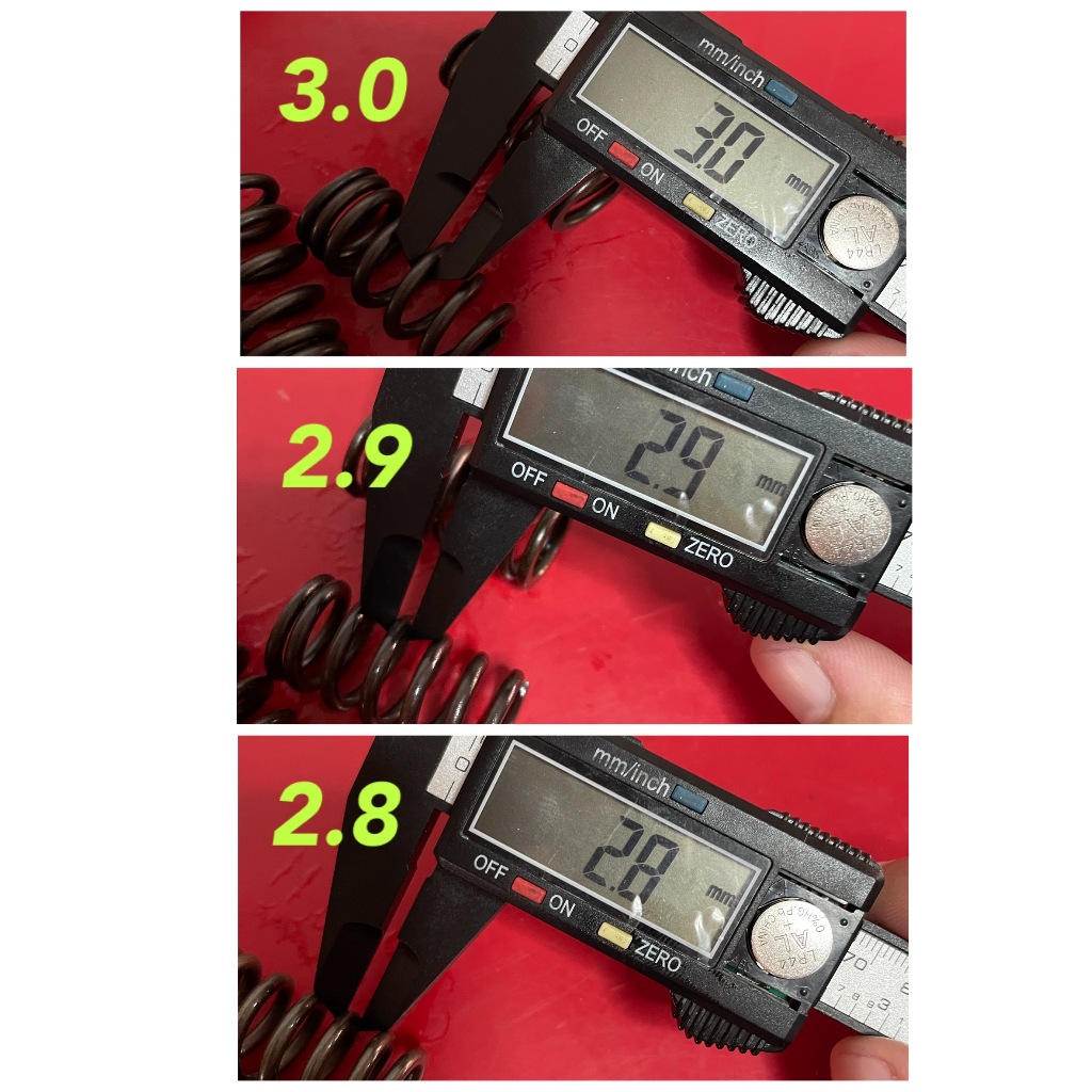 2.8-3.2 สปริงวาล์วแต่ง EXCITER150/R15เก่า/MSLAZ/EXCITER155 VVA/R15 VVA/MT15 VVA สินค้ามีพร้อมส่งจ้า