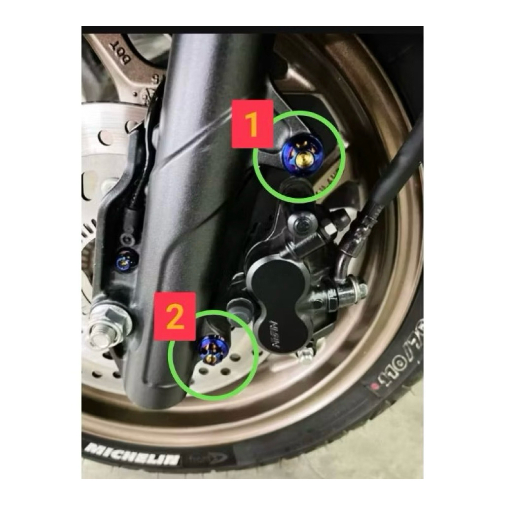 น๊อตปั้มหน้าเวฟทุกรุ่น.หลีด-scoopy-MSX-โซนิค-ดรีม-คลิก110i-125-150-160-หัวเจาะดอกไม้ ,หัวเฟือง,หัวเจาะ ,ก้นหอย(ชุด2ตัว)