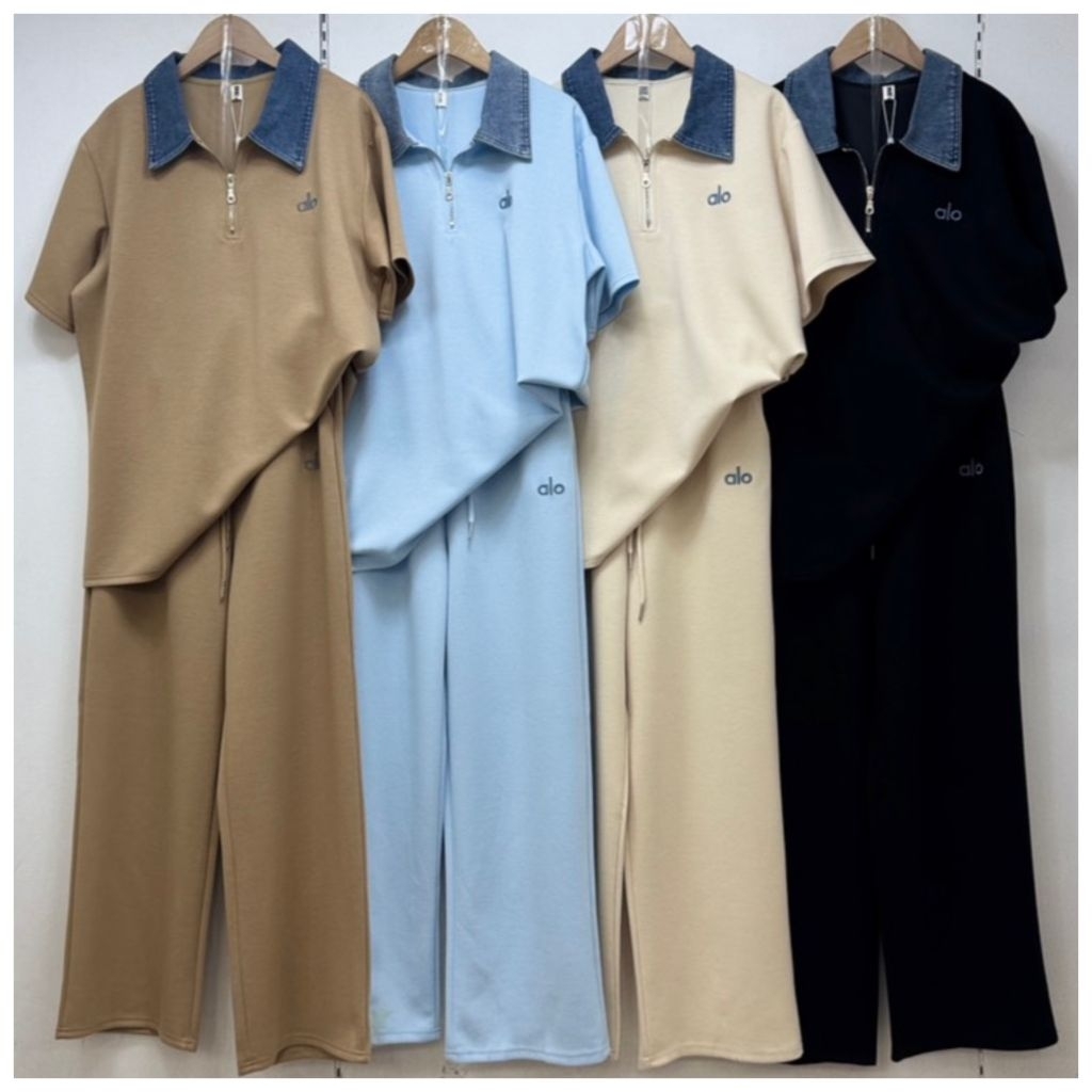 ❌ สินค้าแบบใหม่ ❌ ชุดเซท 2 ชิ้น (มี 2 แบบ หลายสี) Be Chic เสื้อโอเวอร์ไซส์ + กางเกงขายาว ผ้าเนื้อดีงานสวย ชุดใส่เที่ยว