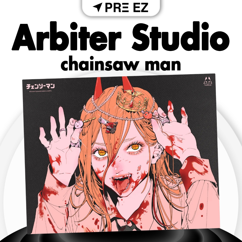 ส่งด่วน ! แผ่นรองเมาส์ Arbiter studio | Chainsaw man