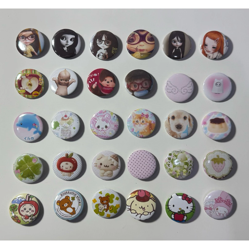 เข็มกลัดสุดน่ารัก ขนาด 32mm ส่งจากไทย ลาย (B1-B30)