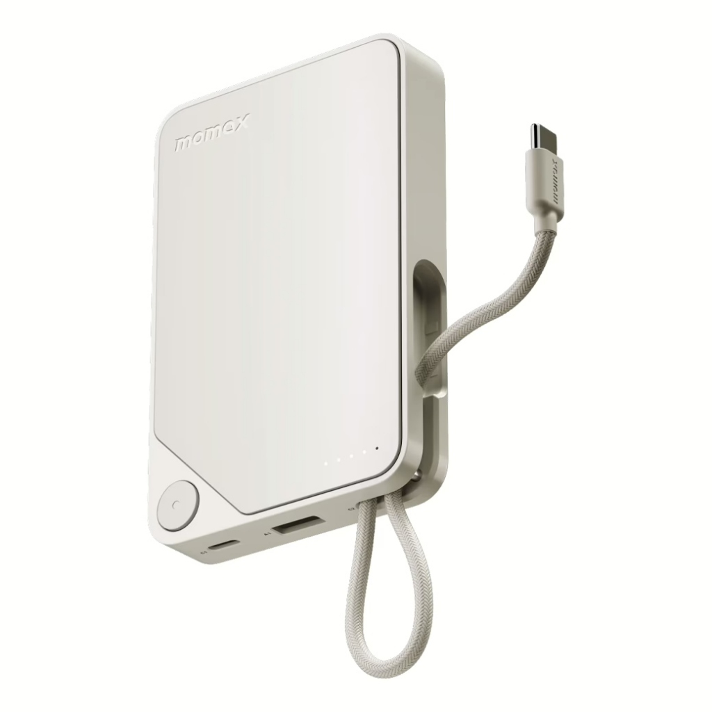 Momax 1-Power X (10000mAh) แบตเตอร์รี่สำรองพร้อมสาย USB-C ในตัว – รับประกัน 1 ปี