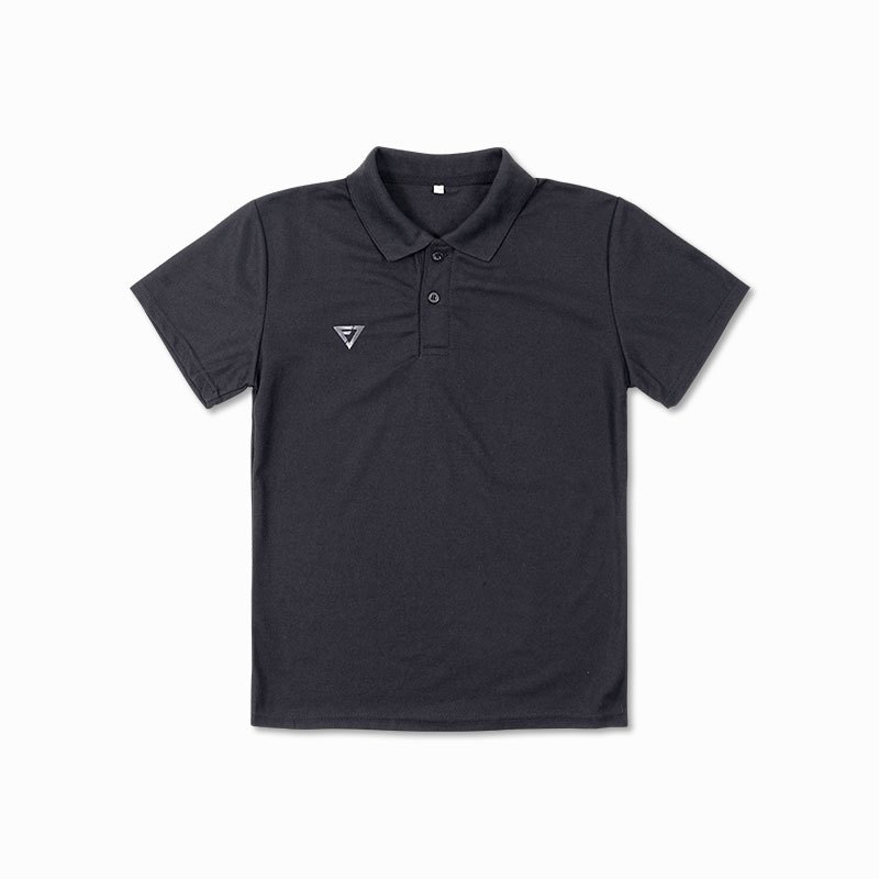 WARRIX | FIT JUNCTIONS POLO SHIRT BLACK V.6 เสื้อโปโล (WA-261FJACL06)