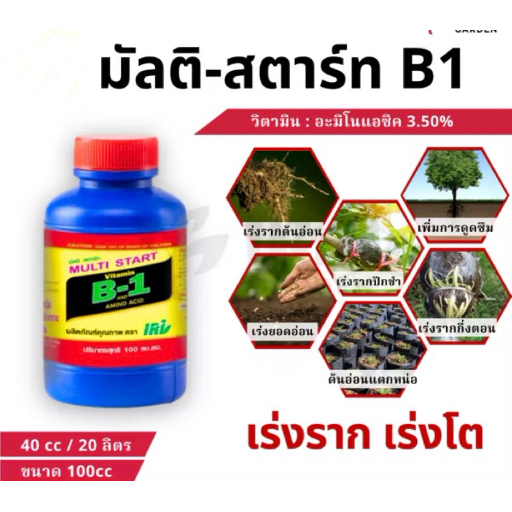 B-1#บี-1( สารเร่งราก ) 100 ซีซี