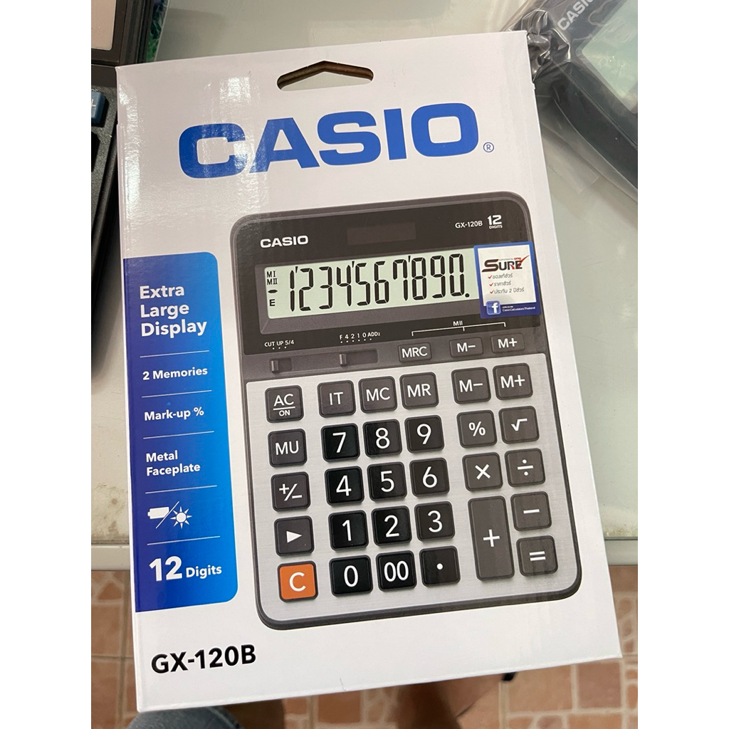 เครื่องคิดเลข CASIO GX-120B ของแท้