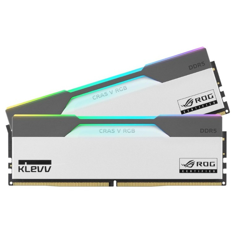 KLEVV CRAS V RGB ROG CERTIFIED DDR5 GAMING OC 48GB (24GBx2) 7200MHz