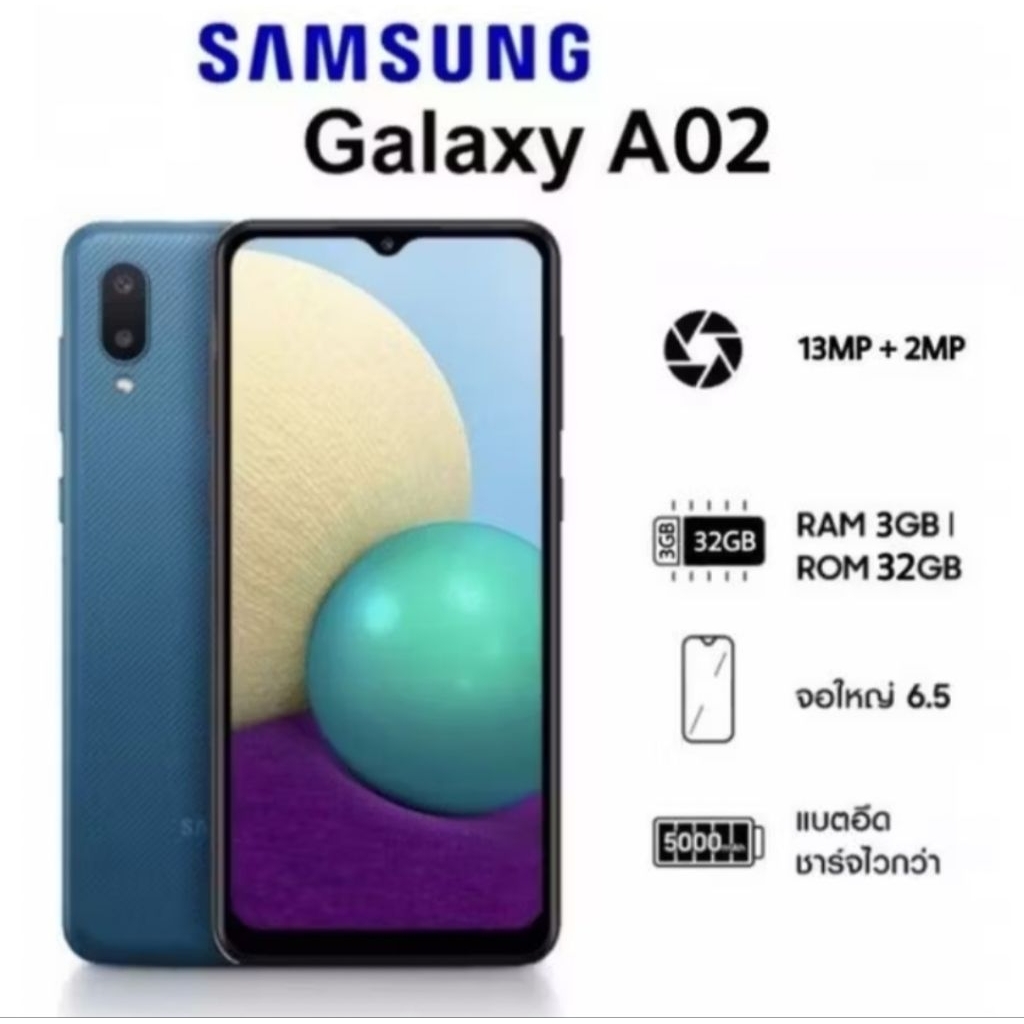 4️⃣2️⃣8️⃣9️⃣(ส่งด่วนในไทย)รองรับแอพธนาคาร ฟรีของแถม SAMSUNG A02 3+32GB,A10/A10S 2+32GB v.11 มือ1 ใหม่ครบกล่อง มีประกัน