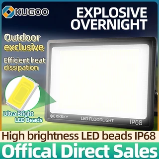 KUGOO สปอตไลท์ LED Spotlight 2000W โคมสปอร์ตไลท์ ไฟสว่าง แสงขาว กันน้ำ กันฝุ่น IP68 ไฟกลางแจ้ง ไฟสวน