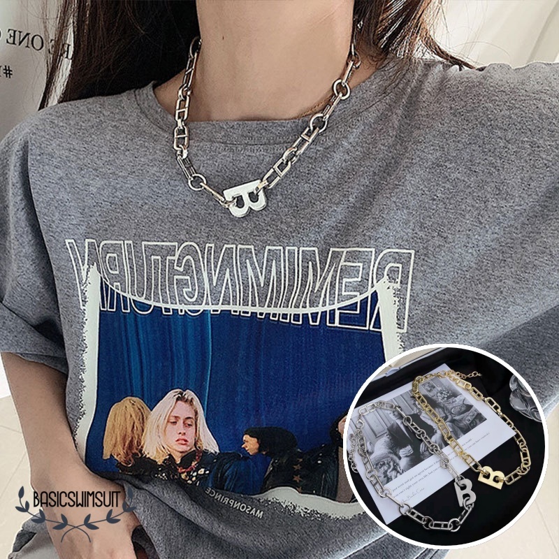 🧡Basic swimsuit💛 necklace สไตล์โบฮีเมียน สร้อยคอผู้หญิง 2 สี แฟชั่น COD