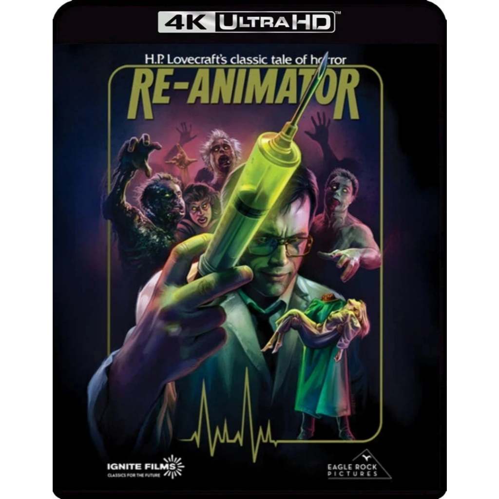 [กรุณาทักแชทก่อนสั่งซื้อ] Re-Animator คนเปลี่ยนหัวคน (4K Ultra HD + Blu-ray) แท้