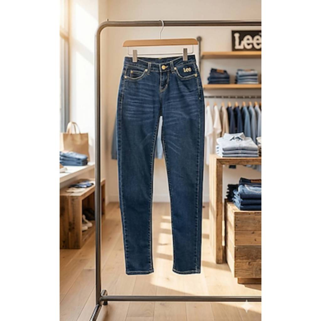 Lee  กางเกงยีนส์ น้ำเงินเข้ม (Dark Blue / Dark Indigo)