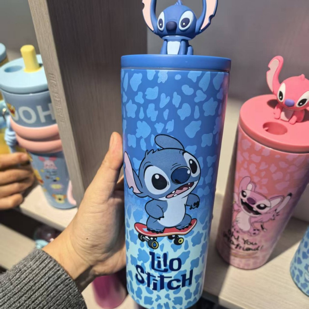 【พร้อมส่งจากไทย】แก้วเก็บอุณหภูมิแบบไล่สี ลายน่ารักๆ เรียบง่าย คุ้มค่า คุ้มราคา 710 มล. วัสดุสแตนเลส - รูปที่ 5