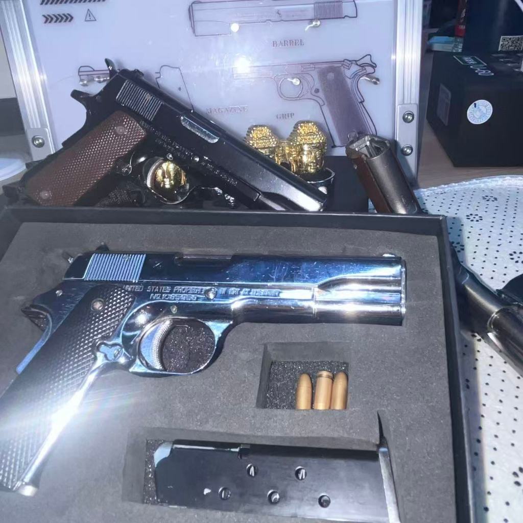 ของเล่นนิรภัยรุ่นใหม่ล่าสุดปี 2026 รุ่น M-1911 จาก COLT สำหรับตกแต่งโต๊ะทำงาน