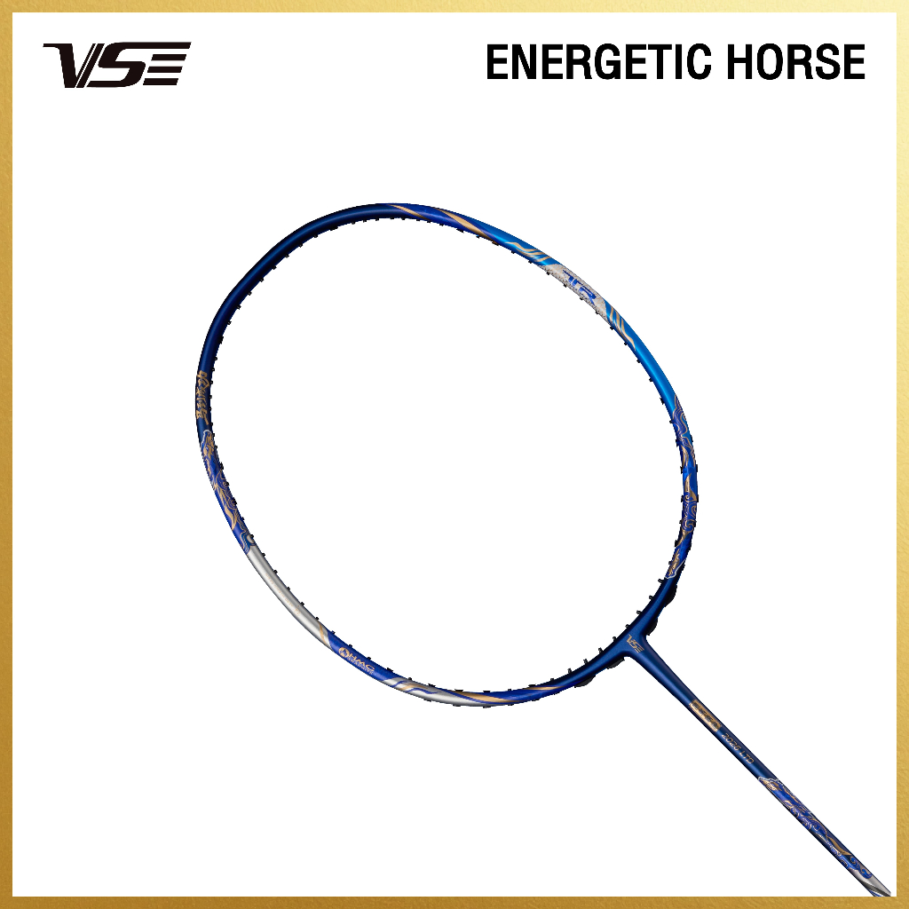 VS ไม้แบดมินตัน รุ่น Energetic Horse Boxset แถมกริปคละสี+เอ็น+ซอง *ขึ้นเอ็น กรุณากดที่ตัวเลือกขึ้นเอ็นเท่านั้น* — صورة 5