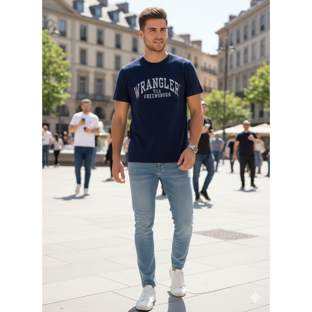 เสื้อยืด แบรนด์ WRANGLER