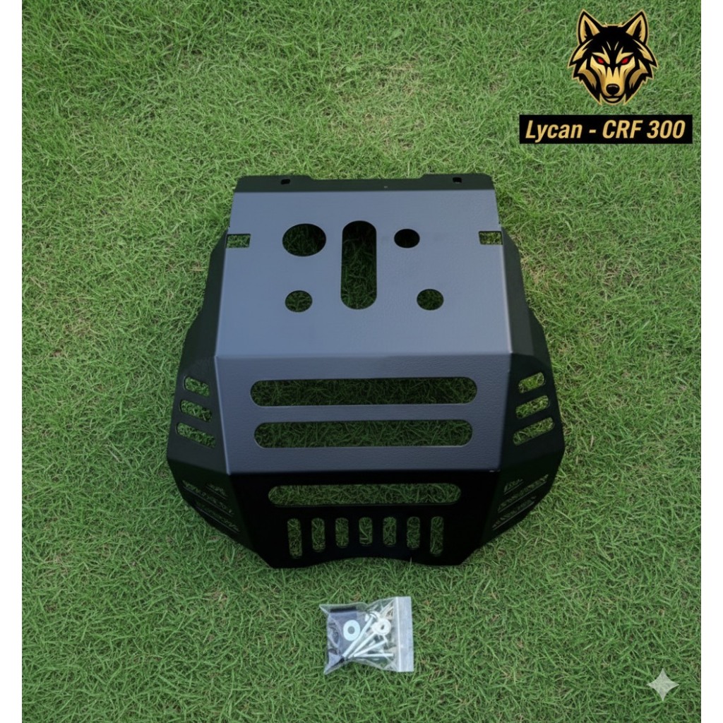 กันแคร้ง CRF300L 2024, CRF300L 2021-2024 new CRF300L สีดำทำสี powder coat 🌟md🌟