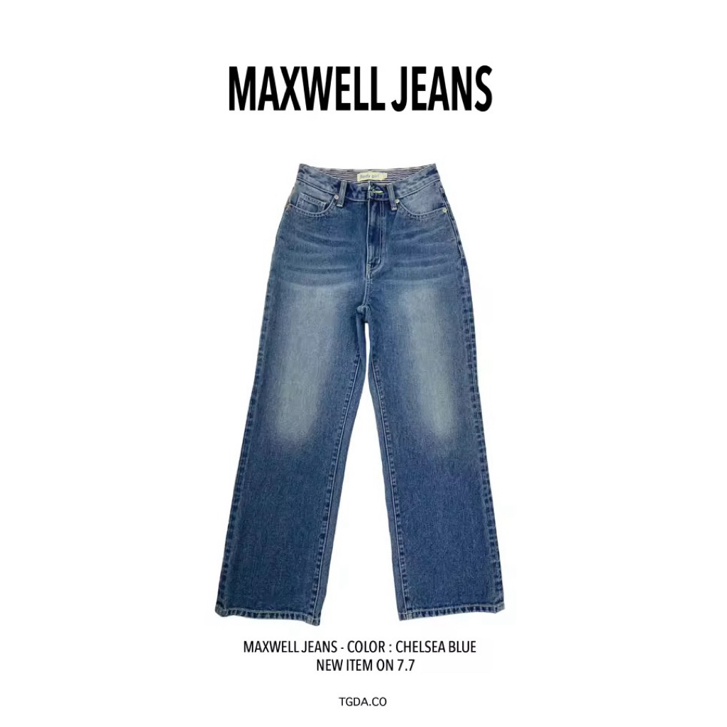 (New)TGDA.CO - กางเกงยีนส์ Body Girl รุ่น Maxwell Jeans [sizeS แก้เอว25 ยาว39]
