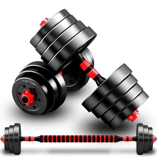 YINGERJIAN ดัมเบล 10-40 กิโล ชุดดัมเบลพร้อมบาร์เบล ออกกำลังกาย Adjustable Dumbbell and Barbell ยกน้ำหนัก สร้างกล้ามเนื้อ