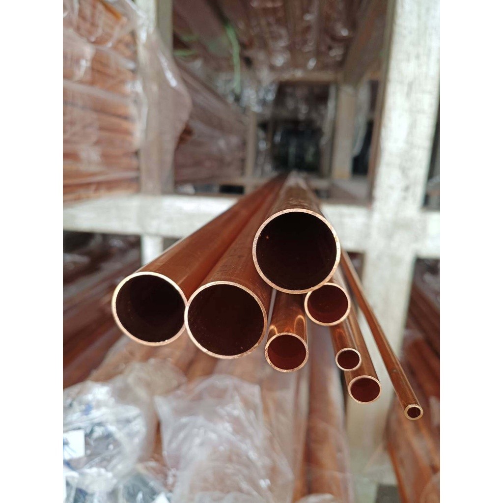 ท่อทองแดงเส้นความยาว 1 เมตร ขนาด 7/8   L  (7 หุน) หนา 1.14 มม. ยี่ห้อ Veolet