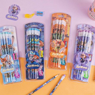 ดินสอไม้หัวยางลบ​ ลาย​Zootopia​ ความเข้ม 2B พร้อมกบเหลาดินสอ…