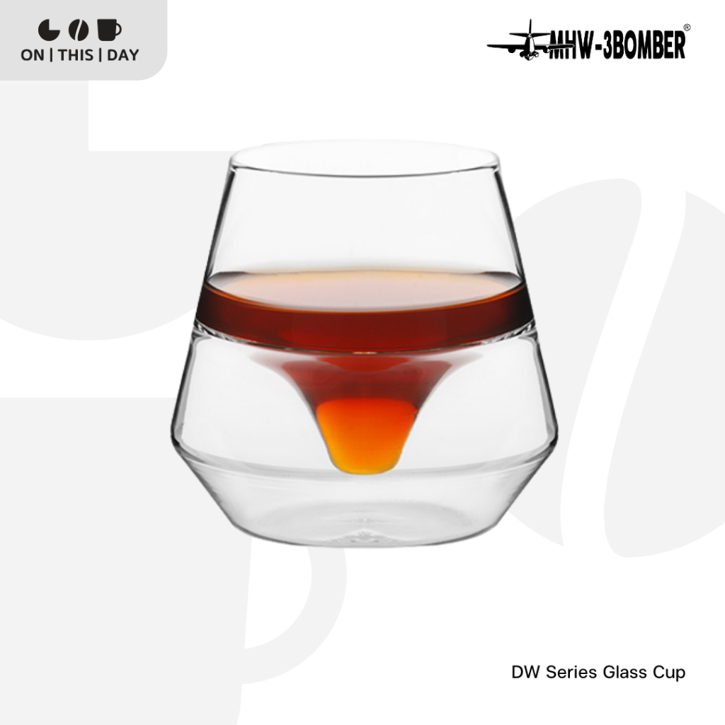 MHW-3BOMBER DW Series Glass Cup แก้วกาแฟ แก้วลาเต้ ขนาด 130 / 160 ml