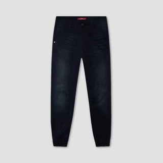 DAVIE JONES [BE FEARLESS] กางเกงจ็อกเกอร์ผู้ชาย Relaxed Fit Joggers สีกรม ดำ GP0157