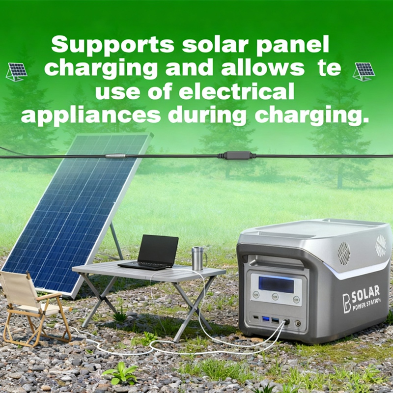 PB SOLAR แคมป์ปิ้ง กล่องสำรองไฟ 500W/1000W/1500W เครื่องกำเนิดไฟฟ้าพลังงานแสงอาทิตย์แบบพกพา สถานีจ่า