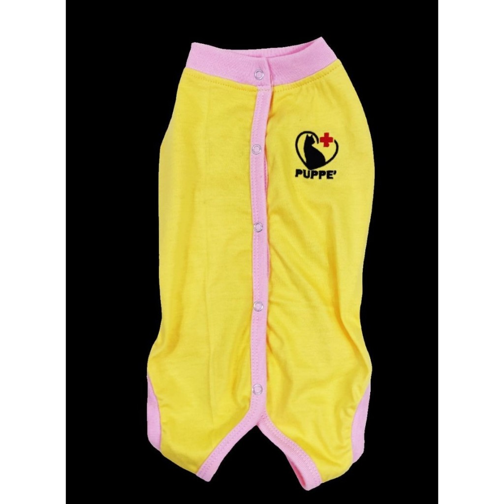 Puppe ปั๊ปปี้ ชุดสัตว์เลี้ยงกันเลียแผล เสื้อทำหมัน ป้องกันเลียแผล (เสื้อผ่าตัดแมว ชุดกันเลีย เสื้อแมวทำหมัน)