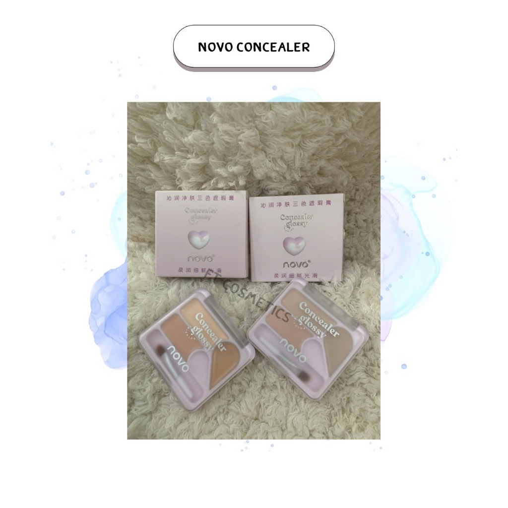 Novo Concealer Glossy 2 เฉด 3 สี