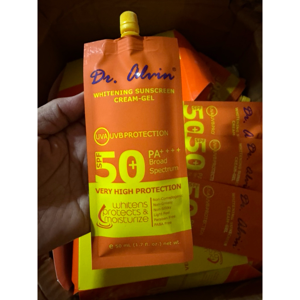 Dr Alvin Whitening Sunscreen Cream Gel 50ml