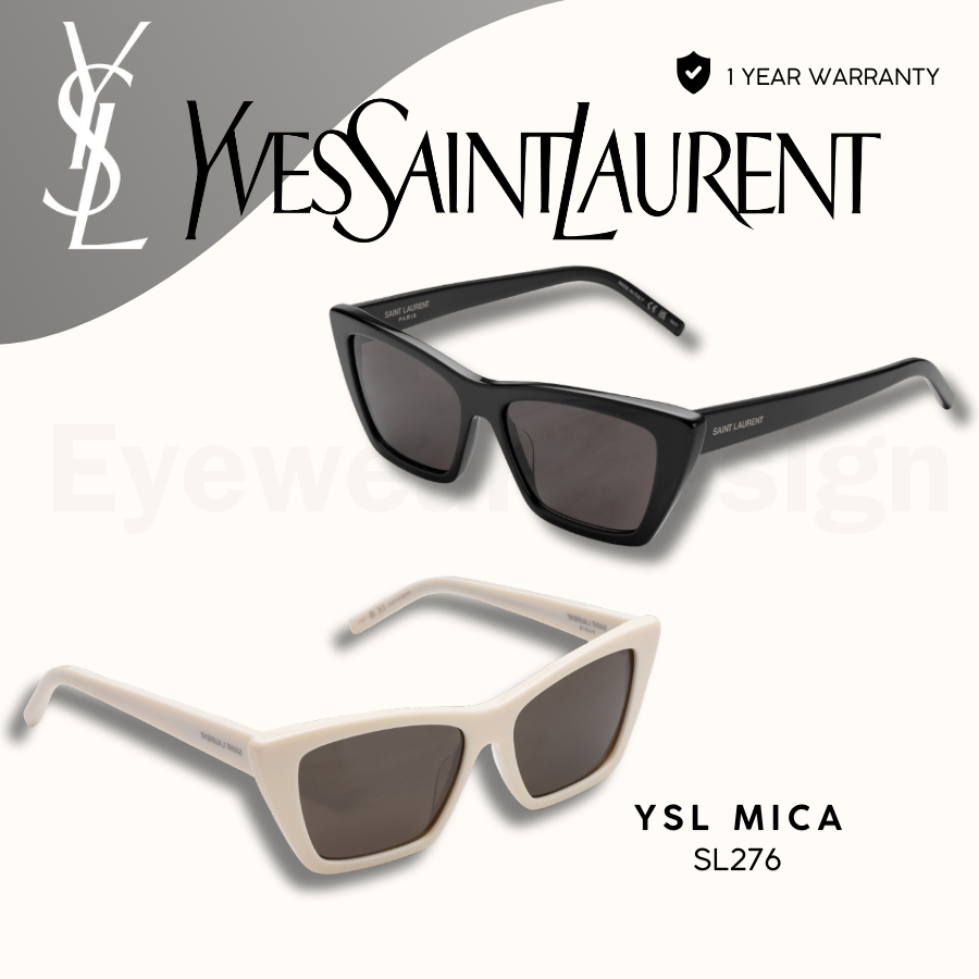 แว่นกันแดด YVES SAINT LAURENT SL276 MICA ของแท้ 100% พร้อมอุปกรณ์