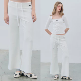 Bemingpants079(XS-4XL)-Soft Wide Pants กางเกงดีไซน์เรียบที่ใส่ในวันที่อยากได้ความสบายแบบดูเรียบร้อย