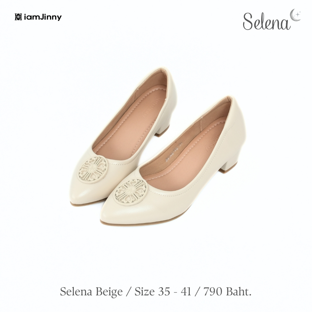 iamJinny JN140 รุ่น Selena สีเบจ