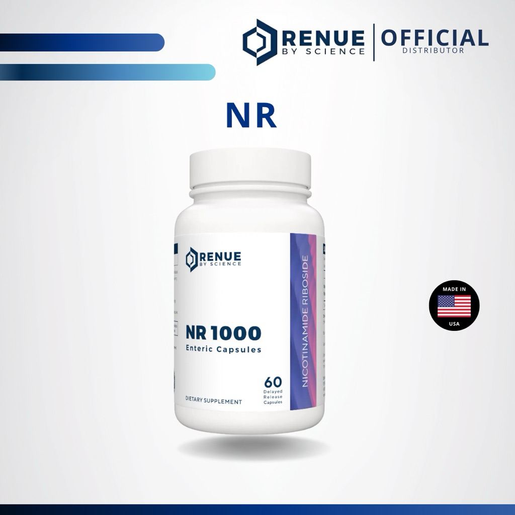 NR (60 แคปซูล) RENUE BY SCIENCE แท้จาก USA Nicotinamide Riboside เพิ่ม NAD+