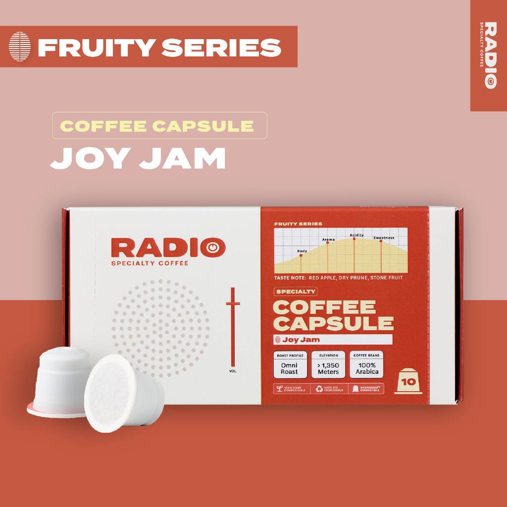กาแฟแคปซูล Joy Jam | Specialty Coffee Capsule ระบบ Nespresso | RADIO Specialty Coffee