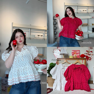 (LD) เสื้อกี่เพ้ายุคใหม่ ลายเชอรี่ ทรงโอเวอร์ไซส์ น่ารักมากๆ…