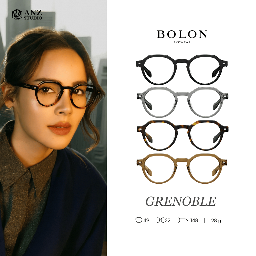 ANZ STUDIO | แว่นตา BOLON GRENOBLE BJ3218 – ทรง Panthos เรียบหรู เบาแต่มีสไตล์ UNISEX