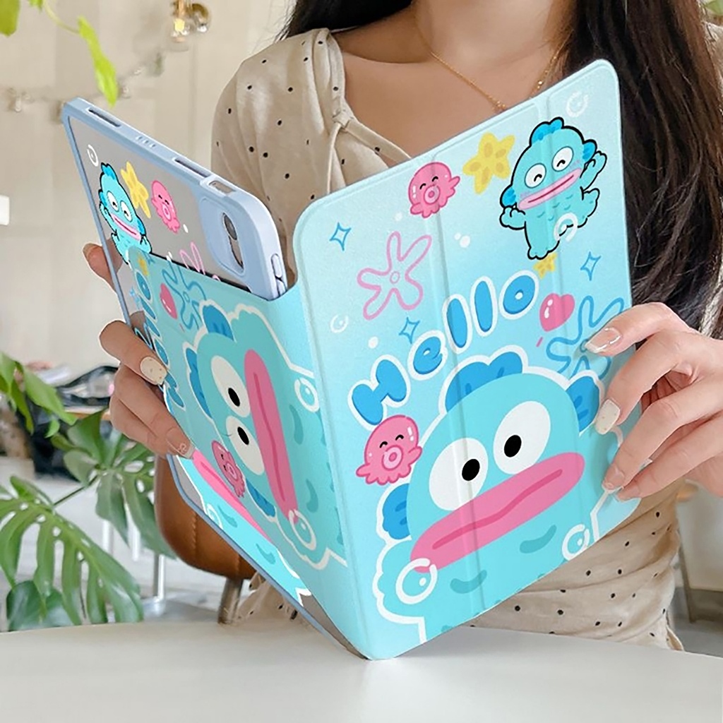 ⭐พร้อมส่ง⭐เคส Samsung Tab S9FE S9 S11 หมุนได้ 360° Hangyodon S10+ S9+ S10FE มีที่ใส่ปากกา S6 Lite S8