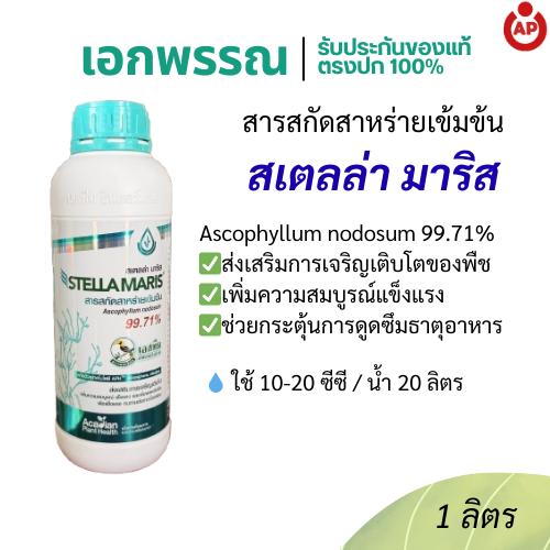 สเตลล่า มาริส สารสกัดสาหร่ายเข้มข้น Ascophyllum nodosum 99.71% 1ลิตร