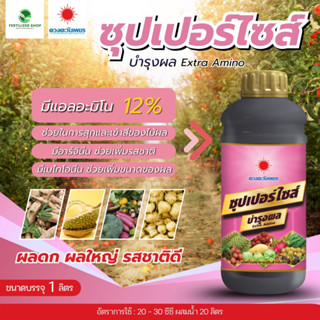 ปุ๋ยน้ำ ซุปเปอร์ไซส์ อะมิโนบำรุงผล ขยายผล ช่วยเพิ่มความหวาน …