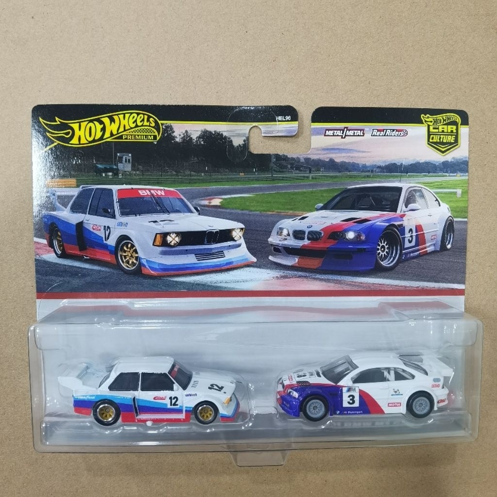 โมเดลรถ Hotwheels รุ่น Bmw แพ็คคู่ล้อยาง